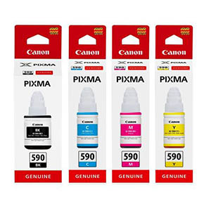 Pack botellas de tinta Canon GI-590