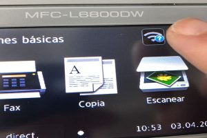 conectar impresora Brother wifi con pantalla