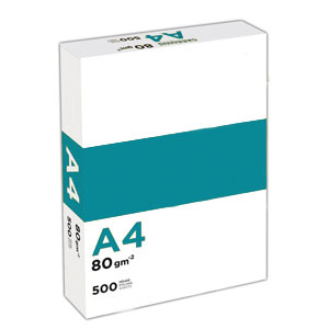 papel blanco A4 80gr