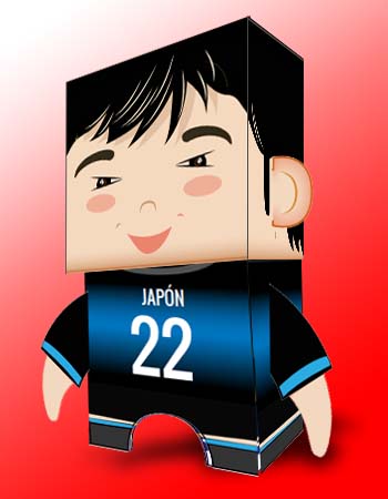 japon muñeco recortable