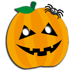 careta halloween calabaza imprimir