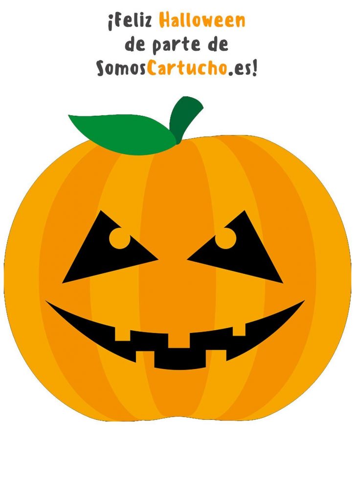 pegatina calabaza halloween