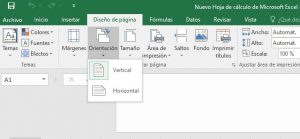 orientación página