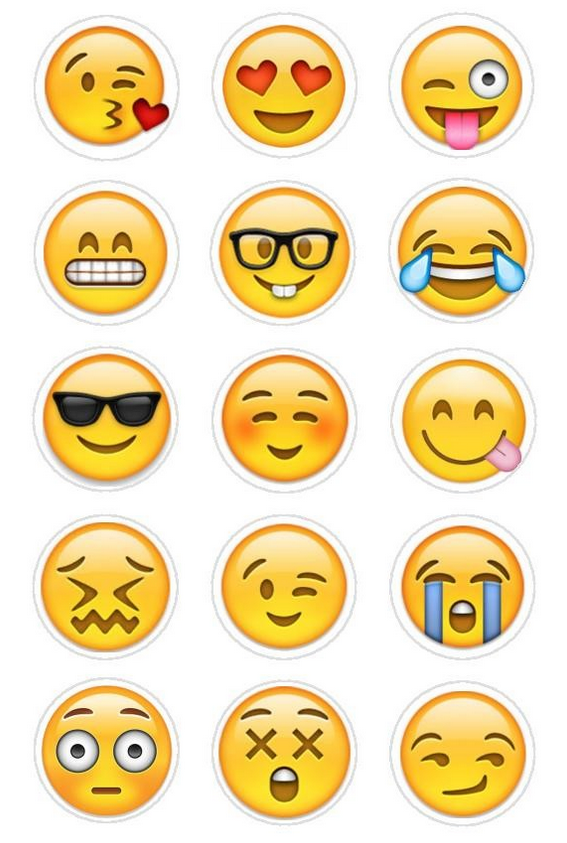 emojis adhesivos para imprimir