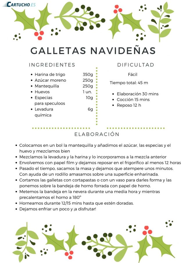 Receta galletas navideñas