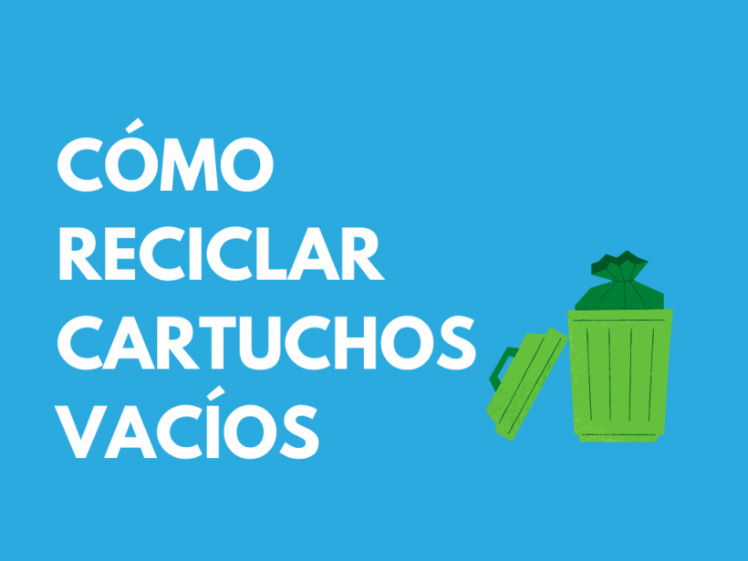 cómo reciclar cartuchos